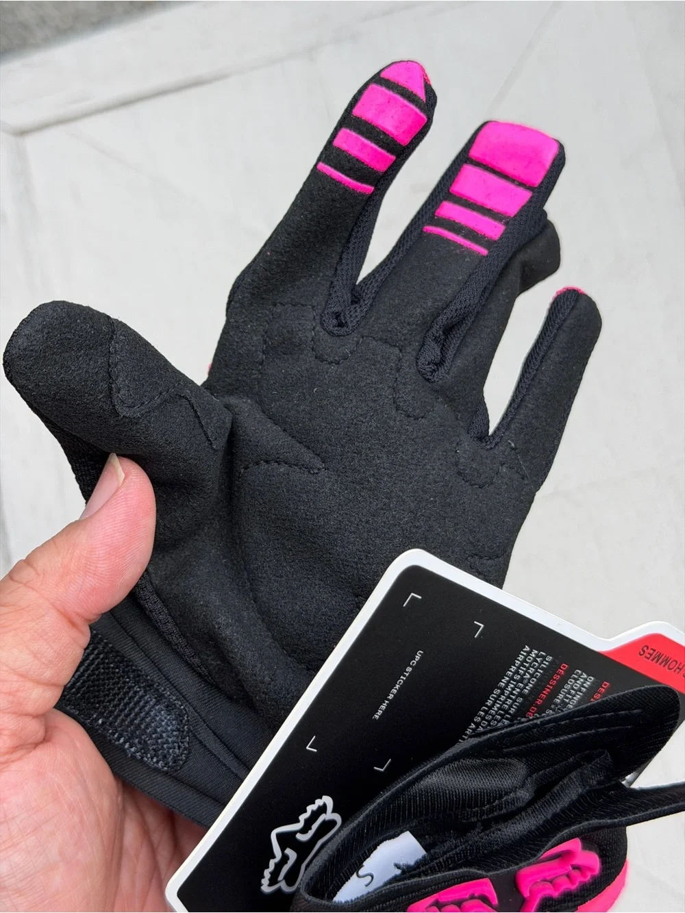 Women size gloves for dirt bike